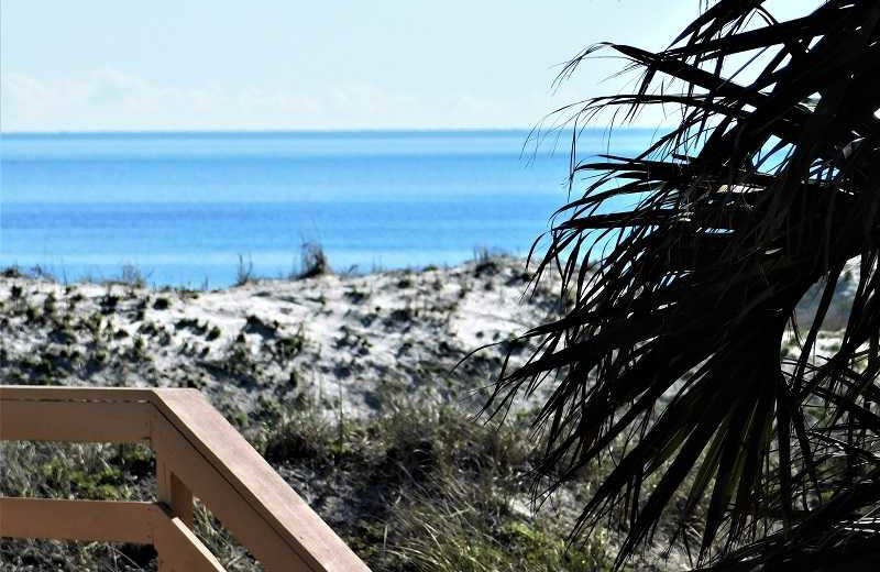 Beach at Family Sun Vacation Rentals.