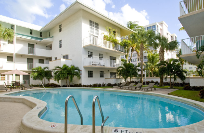 Apartment view at Coral Reef Apartment Hotel.