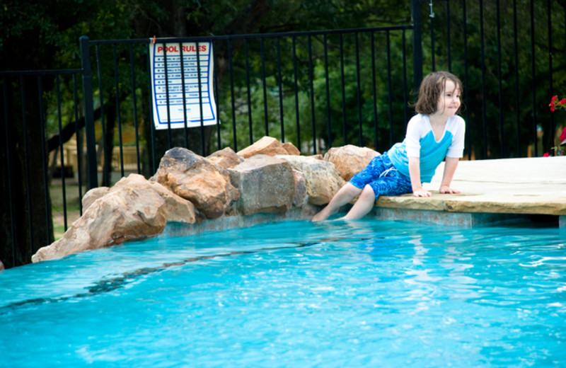 Outdoor pool at Mill Creek Ranch Resort.