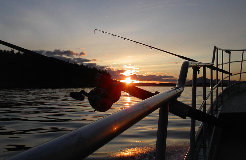 Fishing at portsman's Cove Lodge.