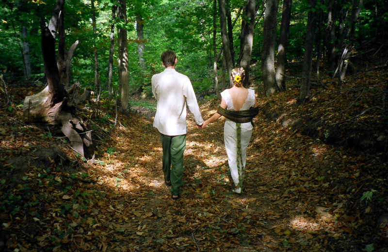 Couple at Chimney Corners Resort.