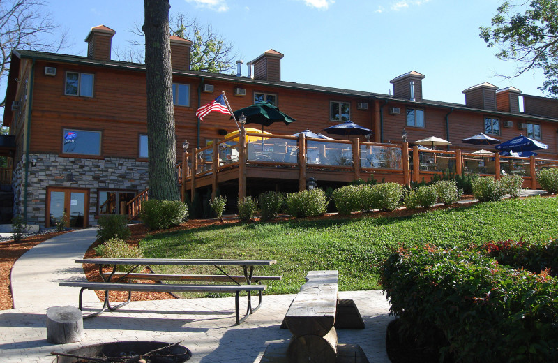 Patio at Big Sandy Lodge & Resort.