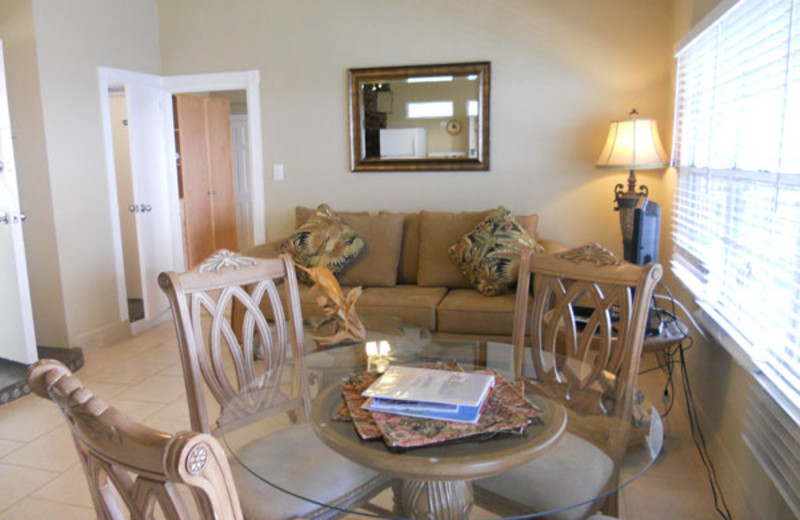 Rental dining room at Paradise Cove Resort.