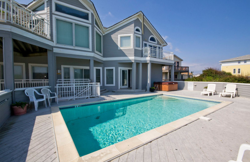 Rental pool at Beach Realty & Construction.