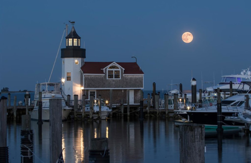 Light house at Saybrook Point Inn & Spa.