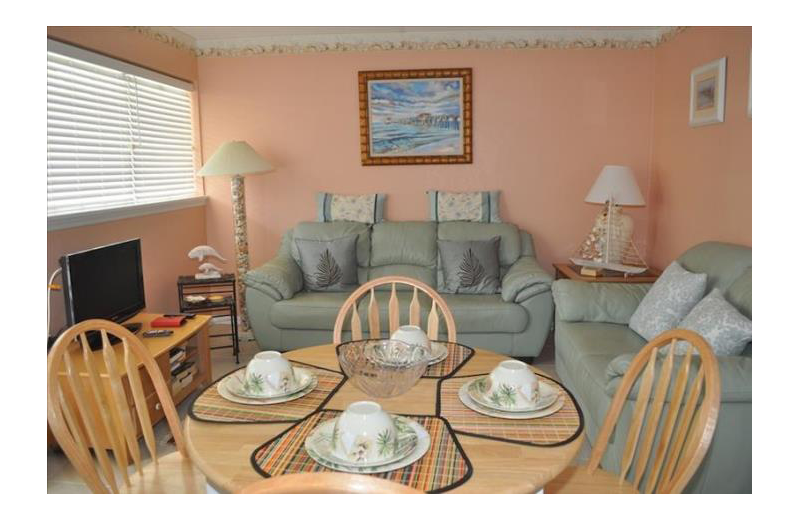 Rental living room at Vanderbilt Vacations.