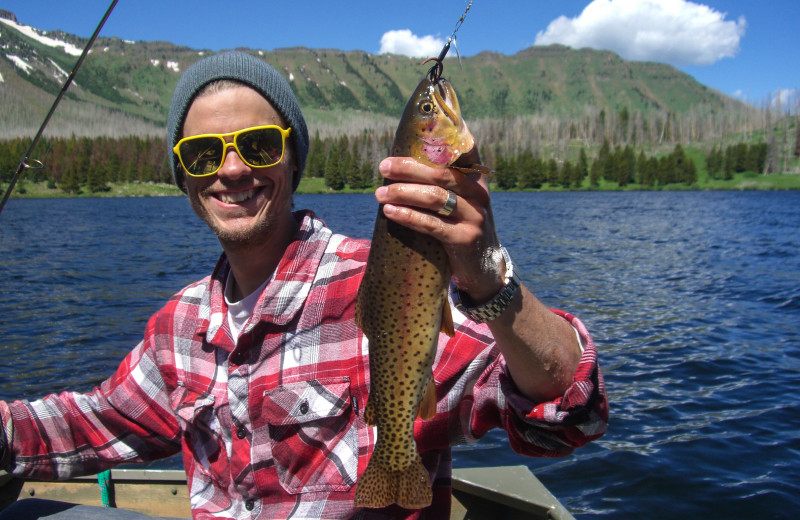 Fishing at Trappers Lake Lodge & Resort.