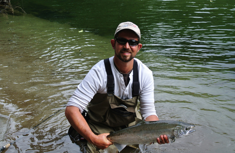 Fishing at Grizzly Bear Lodge & Safari.