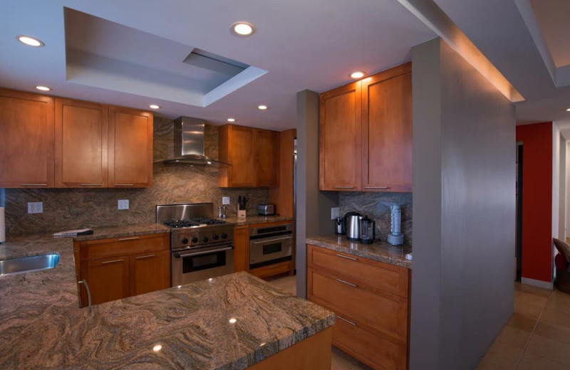 Rental kitchen at Sundance Villas.