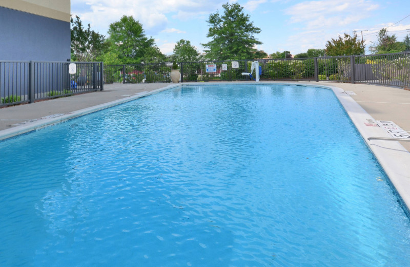 Outdoor pool at Fairfield Inn 