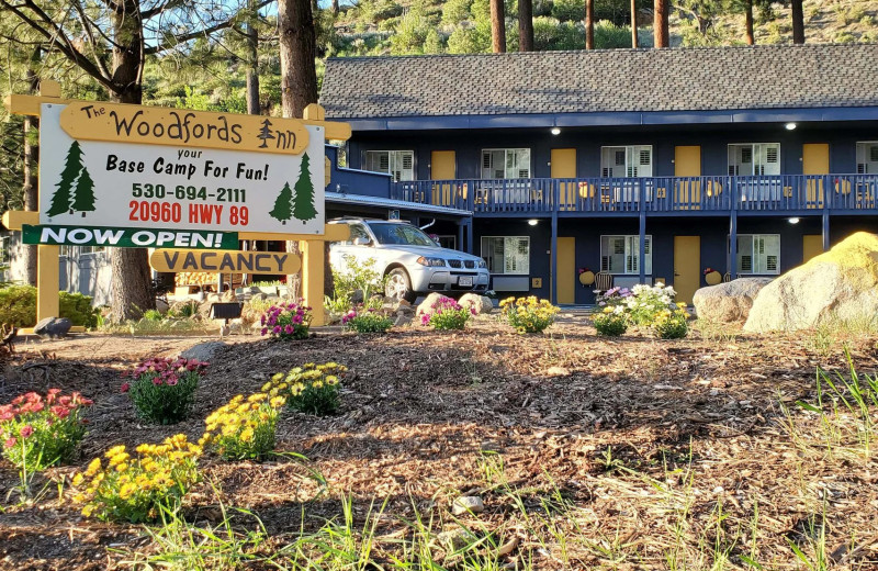 Exterior view of Woodfords Inn.