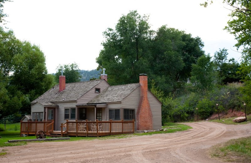 Cabin exterior at Sylvan Dale Guest Ranch.