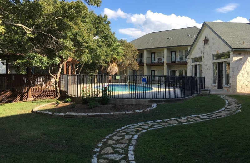 Outdoor pool at Mountain Star Lodge.