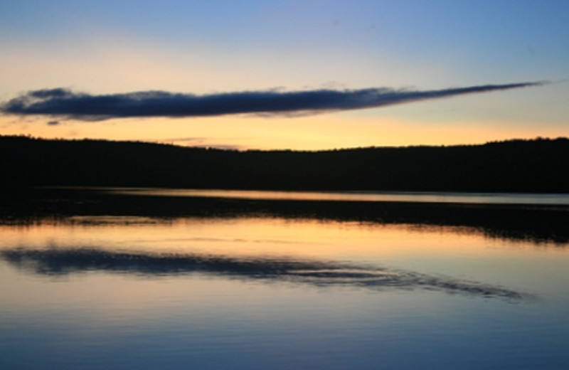Beautiful Sunset at Trout Lake Resort.