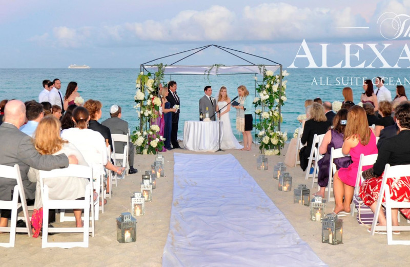 Weddings at The Alexander All Suite Oceanfront Resort.