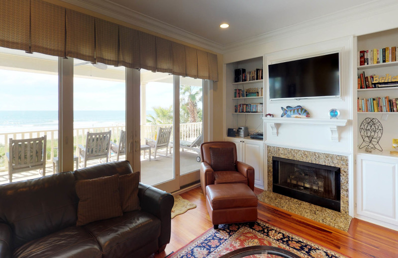 Living room at Ocean Blvd 702.