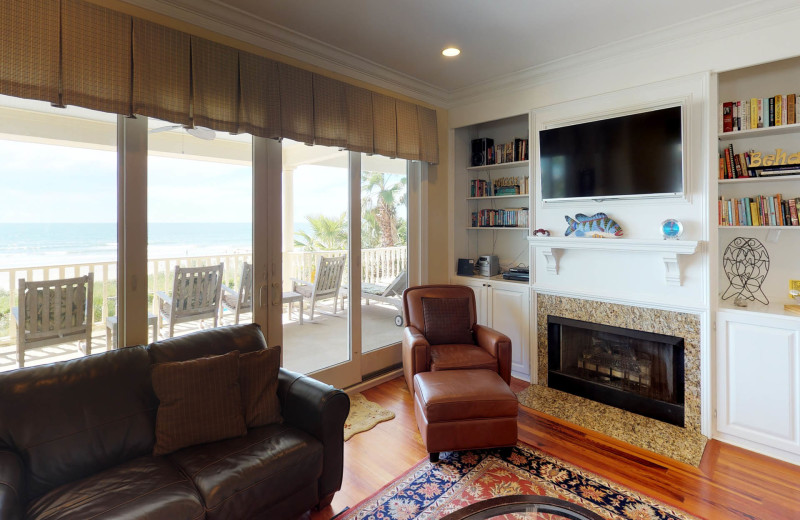 Living room at Ocean Blvd 702.