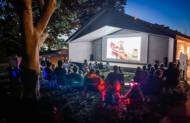 Movies under the stars at Yogi Bear's Jellystone Park Tower Park.