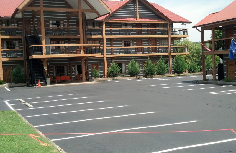 Exterior view of Timbers Lodge.