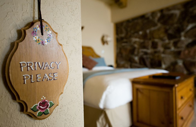 Guest room at Alpenhof Lodge.