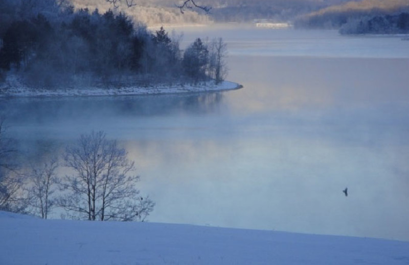 Lake view near Green Valley Resort.