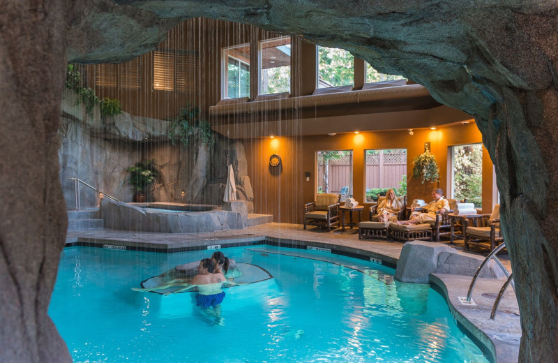 Indoor pool at Tigh-Na-Mara Resort.