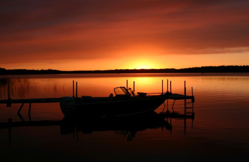 Sunset at Timber Trails Resort.