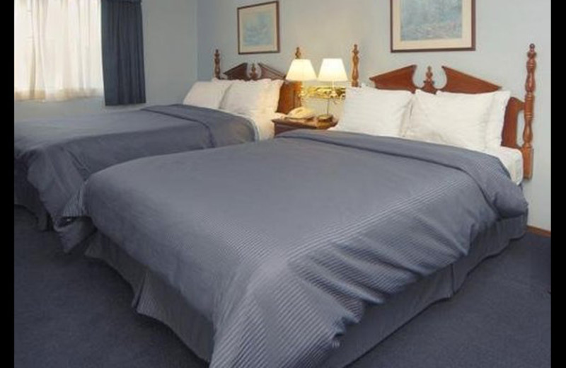 Guest room at Clarion Inn Silicon Valley.