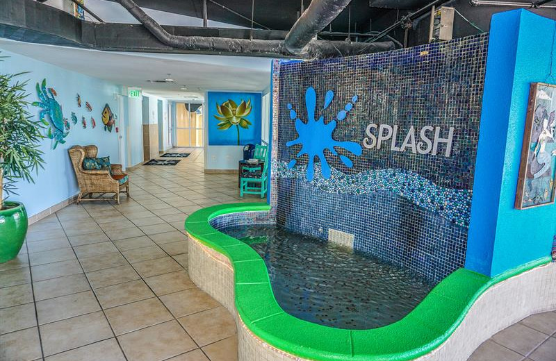 Interior at Splash Resort.
