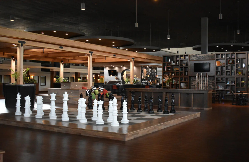 Giant chess at Ramada Plaza by Wyndham Omaha.