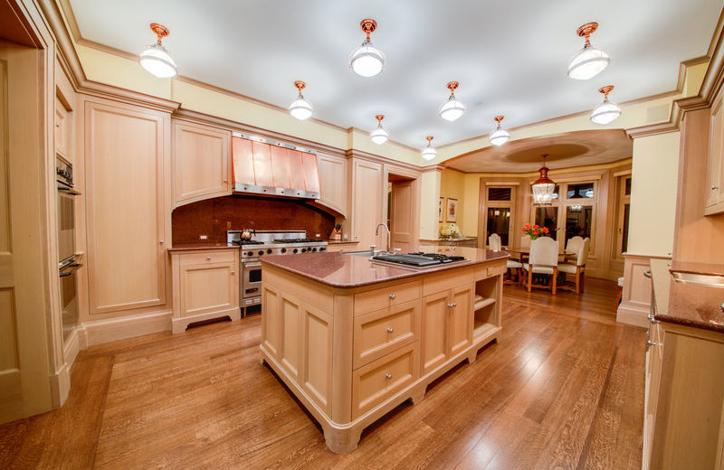 Rental kitchen at Aspen Luxury Vacation Rentals.