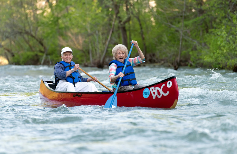 Canoeing at Buffalo Outdoor Center.