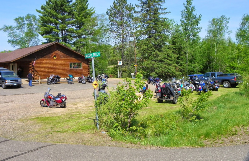 Exterior view of Musky Tale Resort.