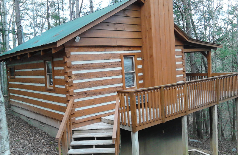 Cabin Exterior at A Smoky Getaways