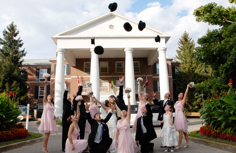 Wedding party at Queen's Landing.