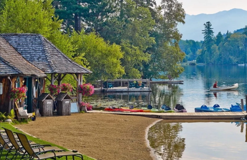 Beach at Mirror Lake Inn Resort & Spa.