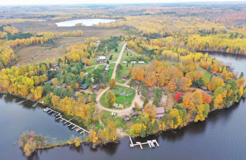 Aerial view of Moose Jaw Lodge 