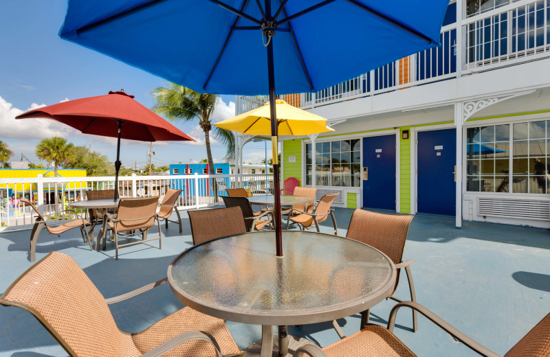 Patio at Pierview Hotel & Suites