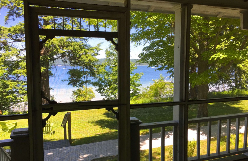 Cottage porch at Watervale Inn.