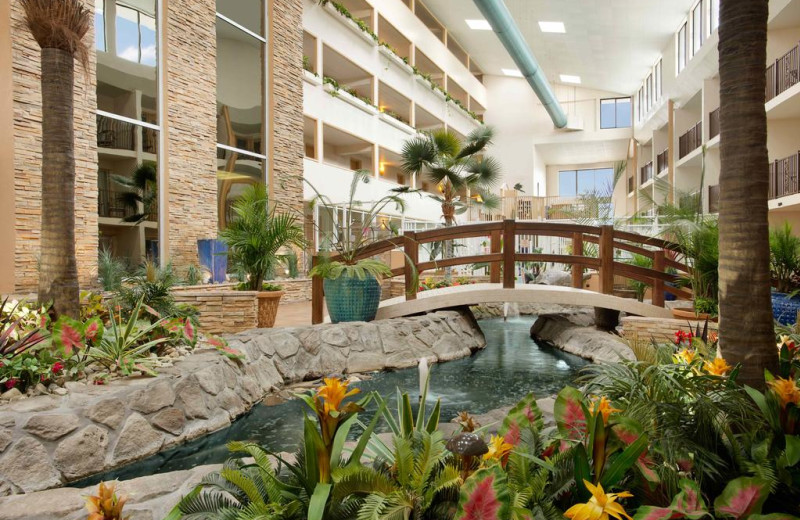 Lobby at Quality Inn Oceanfront Ocean City.