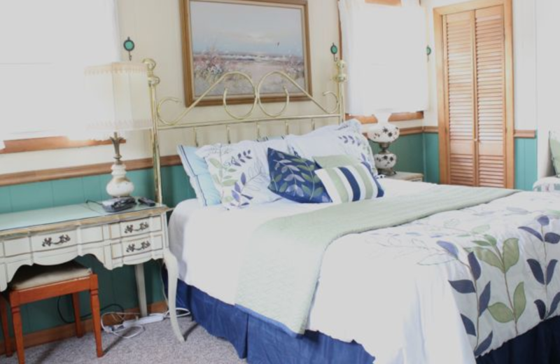 Rental bedroom at Saco Bay Rentals.