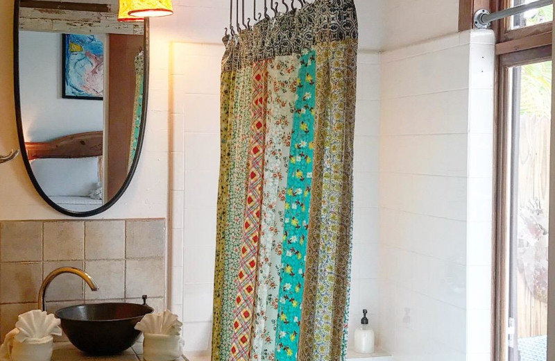 Guest bathroom at Key West Bed & Breakfast.