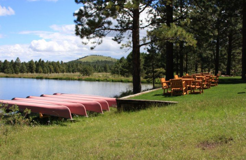 Lake at Hidden Meadow Ranch.