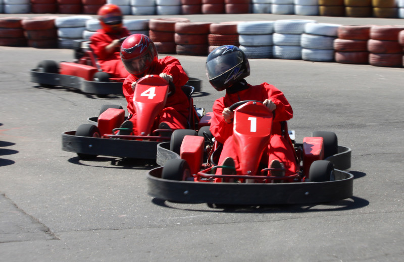 Go kart near Luau Resort.