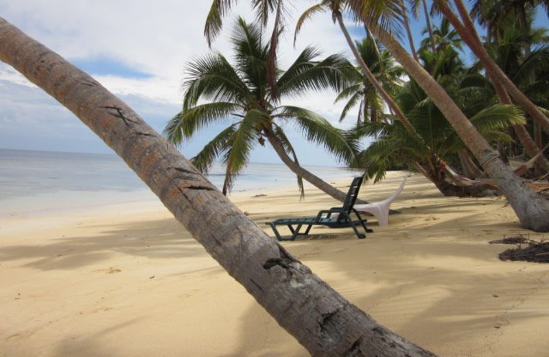 The beach at Moody's Namena.