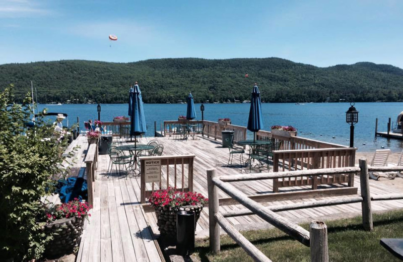 Dock at The Quarters at Lake George.