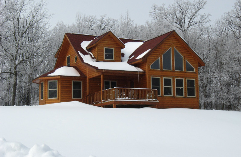 Winter at Red Cedar Lodge.