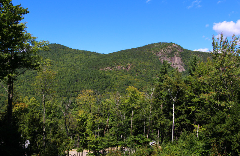 Mountain view at Attitash Mountain Village Resort.