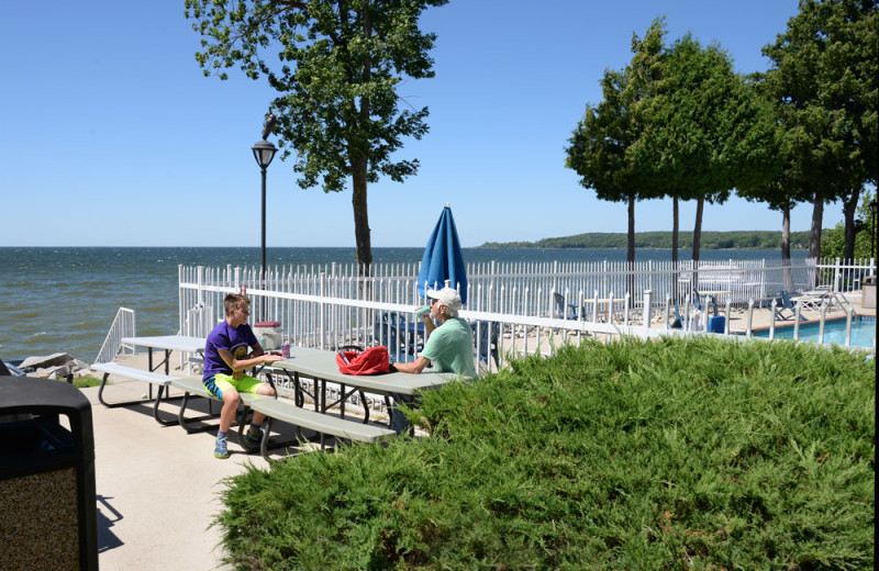 Lake view at Westwood Shores Waterfront Resort.