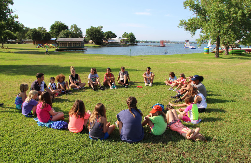 Meetings at Camp Champions on Lake LBJ.